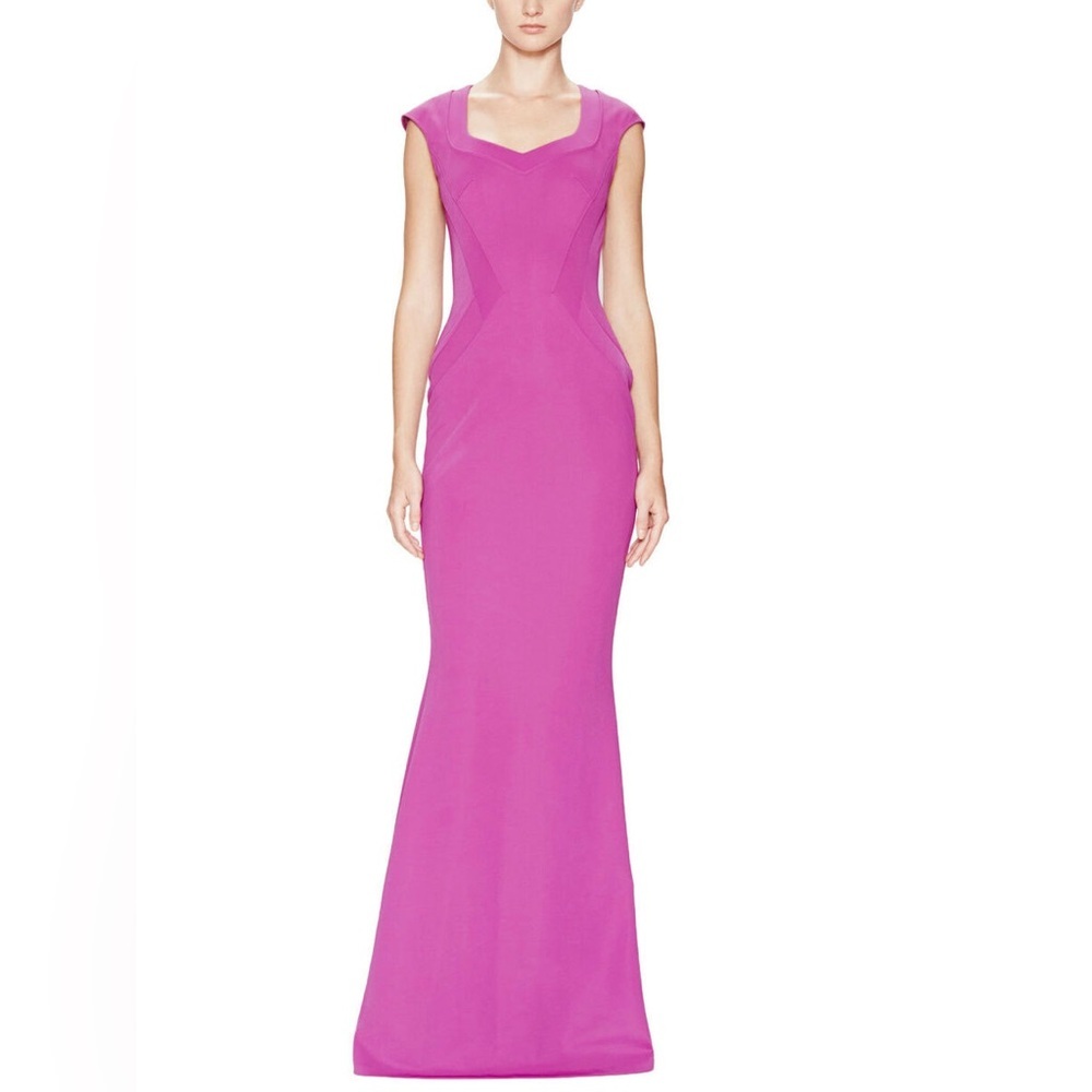 ZAC Zac Posen Pink Maxi Dress